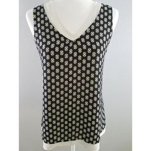 W5 Patterened Sleeveless Blouse- S